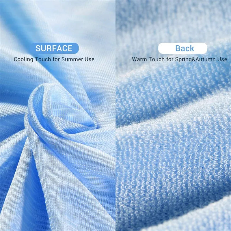 Cooling Blankets Pure Color Summer Quilt Plain Summer Cool Quilt Compressible Air-conditioning Quilt Quilt Blanket